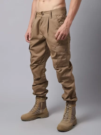 Khaki WP Ripstop Tactical Pant – Waterproof military-grade tactical trousers with multi-pocket design and ripstop durability