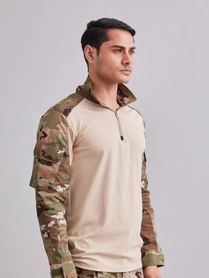 MULTICAM Full Sleeves Tactical T-Shirt (C-Type) - Durable and Functional Tactical Apparel