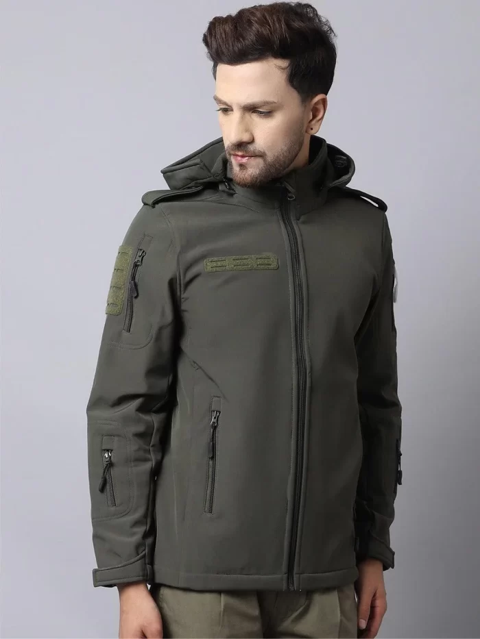 OG 12-Zipper Waterproof Lycra Softshell Jacket – Tactical Outdoor Wear for Men