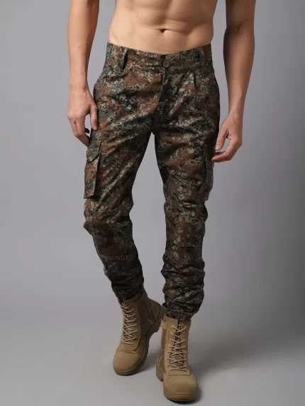Super Digital Ripstop Tactical Pant with camouflage print and reinforced knee design for military, outdoor, and rugged use.