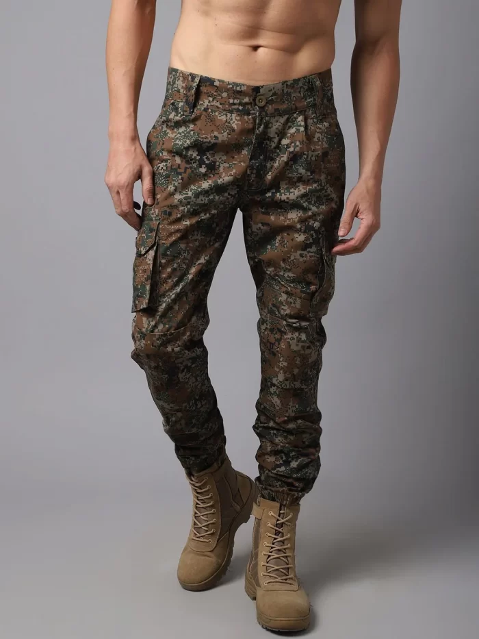 Super Digital Ripstop Tactical Pant with camouflage print and reinforced knee design for military, outdoor, and rugged use.