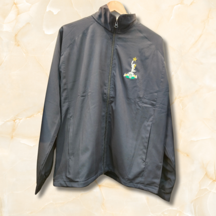 Men’s Track Suit in navy blue with zippered jacket and jogger-style pants – ideal for gym, running, and casual wear