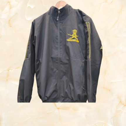 Mens Army Track Suit featuring a camouflage design, full-zip jacket with stand collar, and tapered jogger pants, designed for active men who value style and comfort.