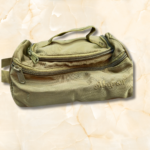 "Army Shaving Kit with razor, shaving brush, mirror, and grooming tools in durable tactical case for men"