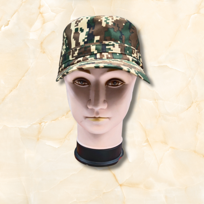 CRPF Cap featuring official insignia – durable army cap for men with adjustable strap