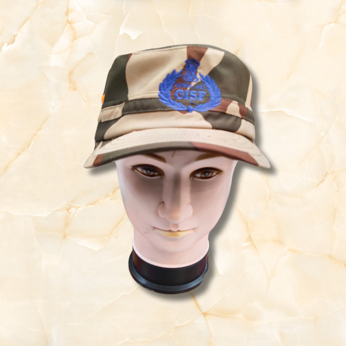CISF Cap for Men with official insignia and adjustable fit – patriotic security force headgear