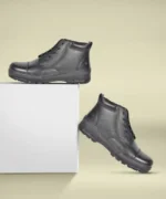 TSF Shoe 741 Black formal shoes for men featuring sleek design and premium comfort