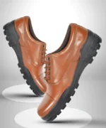 TSF Shoe 753- Tan – Premium tan leather formal shoes for men, offering style, comfort, and durability for all formal occasions.