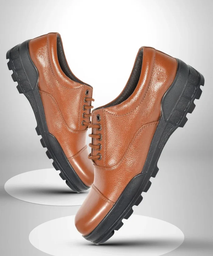 TSF Shoe 753- Tan – Premium tan leather formal shoes for men, offering style, comfort, and durability for all formal occasions.