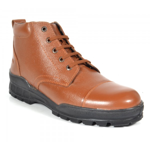 TSF Shoe 741 Tan – Elegant tan formal shoes for men with premium finish and lace-up design