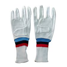 White NCC gloves for cadets – official parade gloves for National Cadet Corps uniform