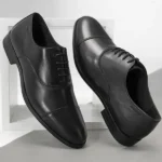 Premium leather OMNI Oxford Shoes for men – elegant formal footwear with classic closed-lace design.