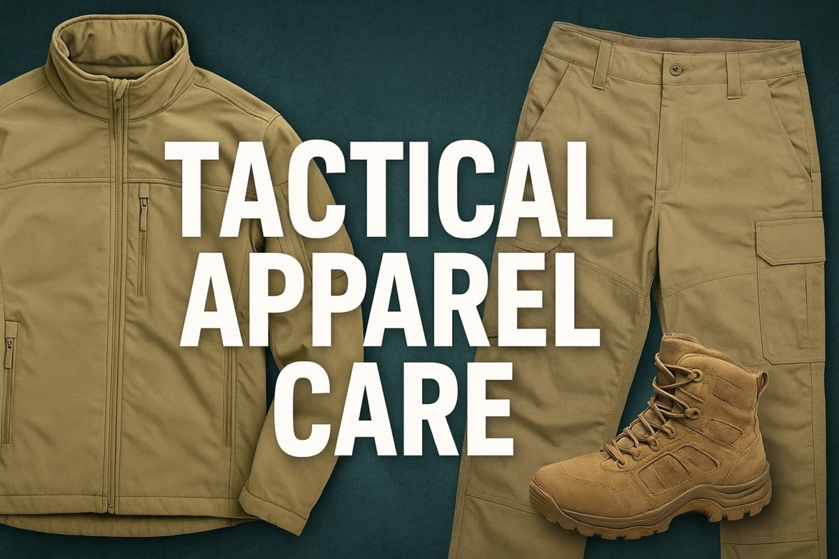 Tactical Apparel Care – Washing, Drying, and Repair Guide